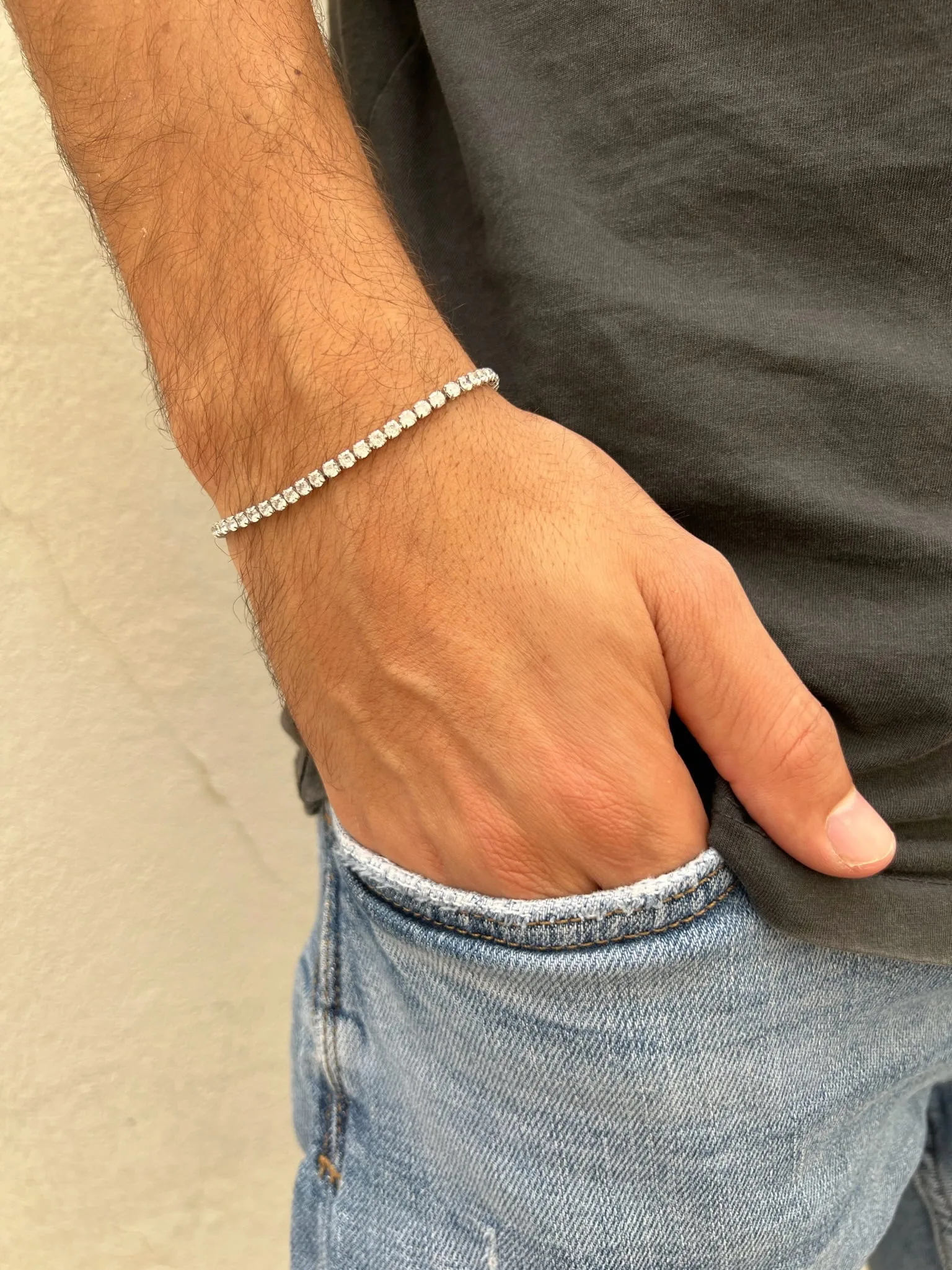 צמיד טניס לגבר - Image 7
