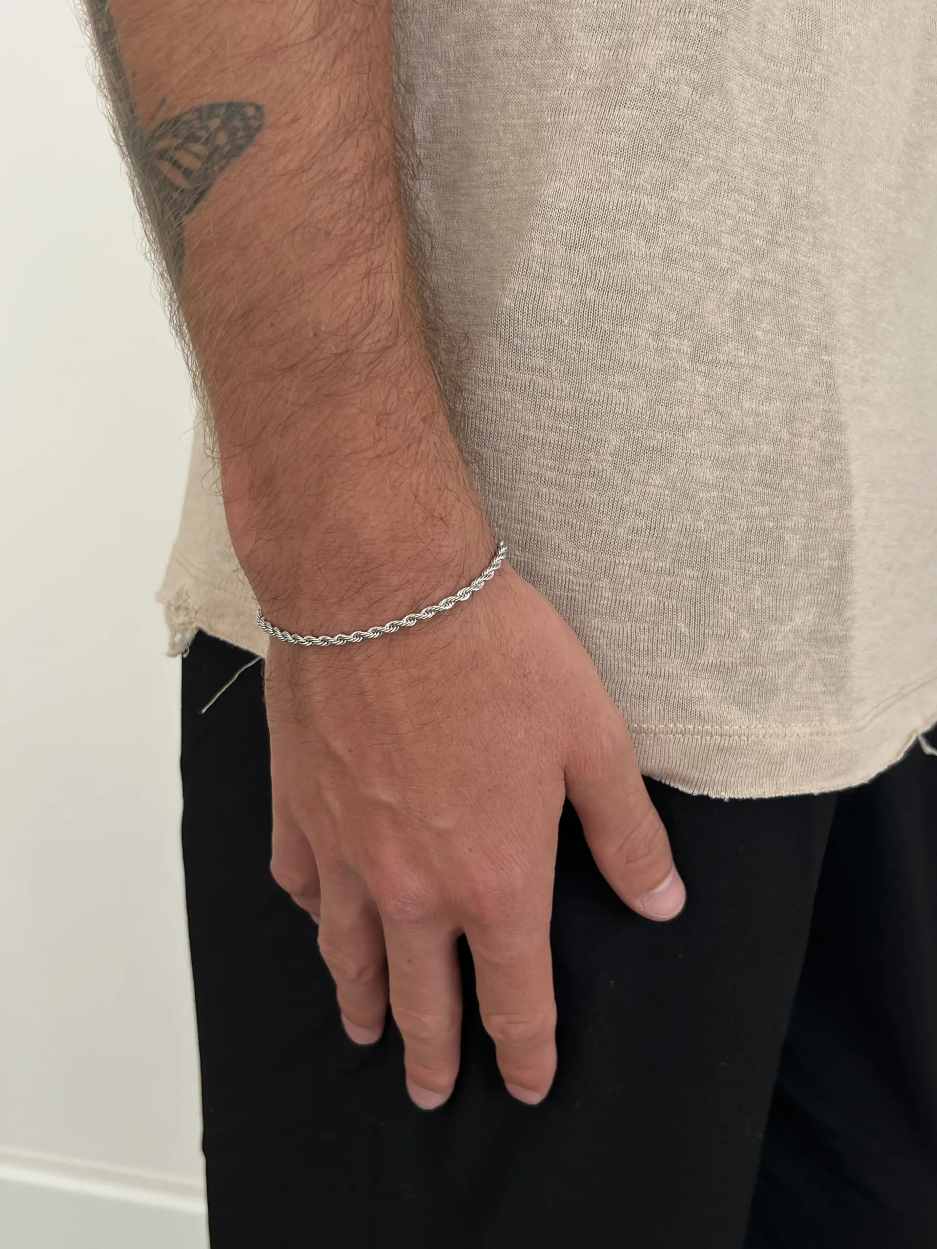 צמיד לגבר חבל דק - Image 6
